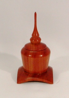 Square Footed Lidded Container